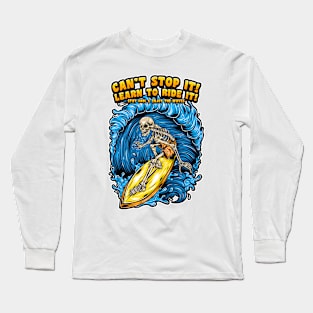 Skeleton Surf Long Sleeve T-Shirt